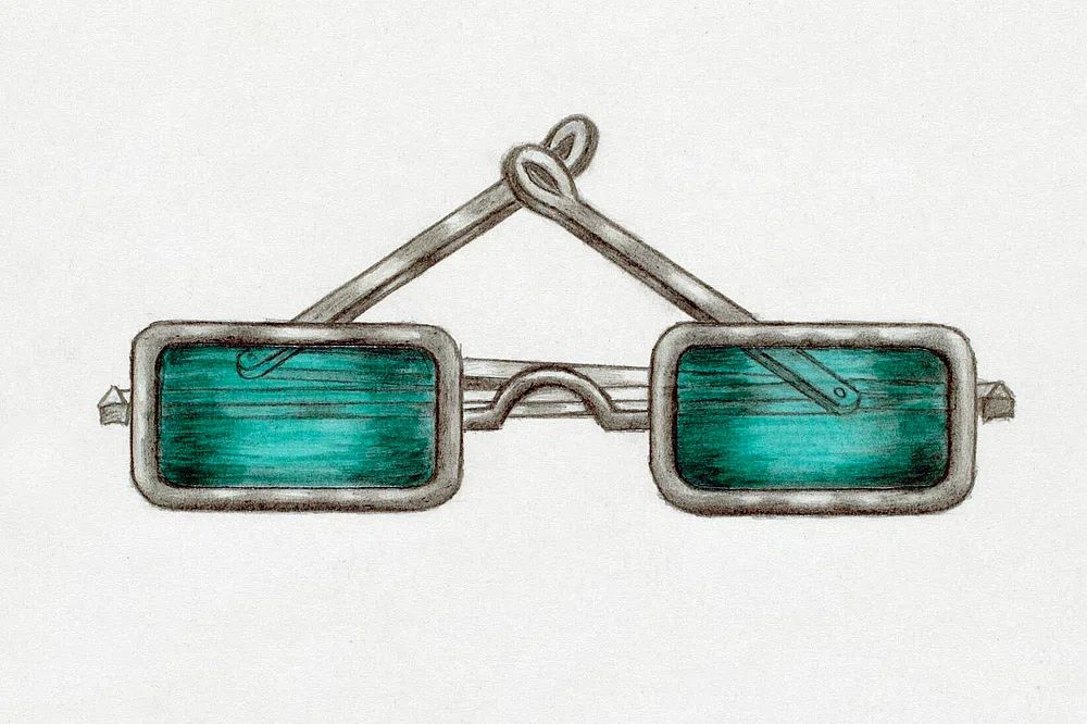 Spectacles Green Lenses (c. 1936). poster detail