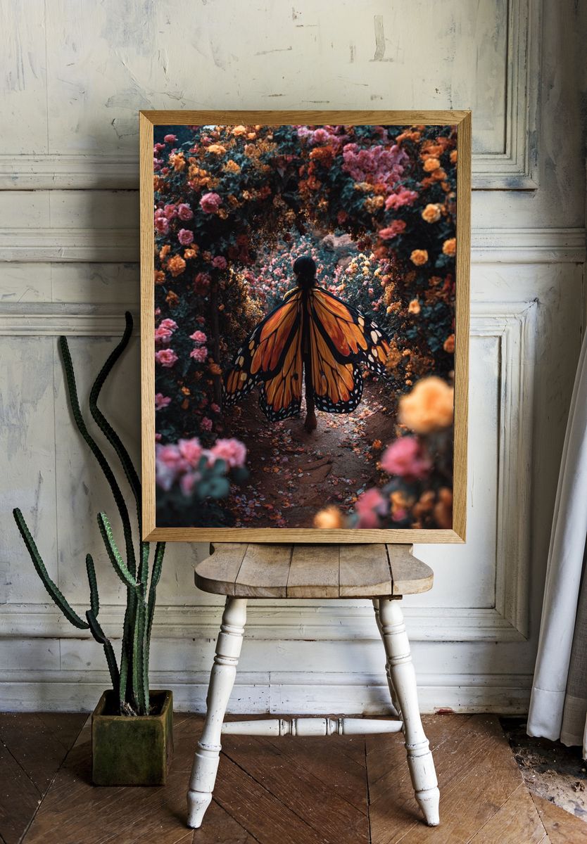 Butterfly Garden Dreamscape Print room preview