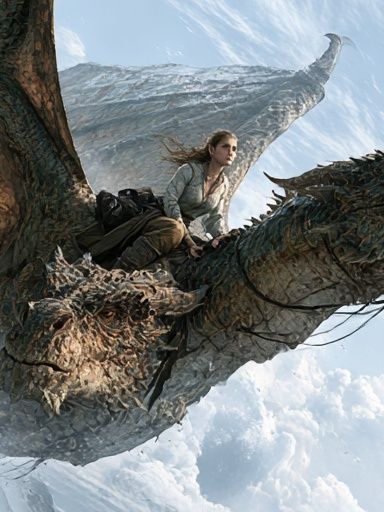 Dragon Rider Fantasy Print. poster detail