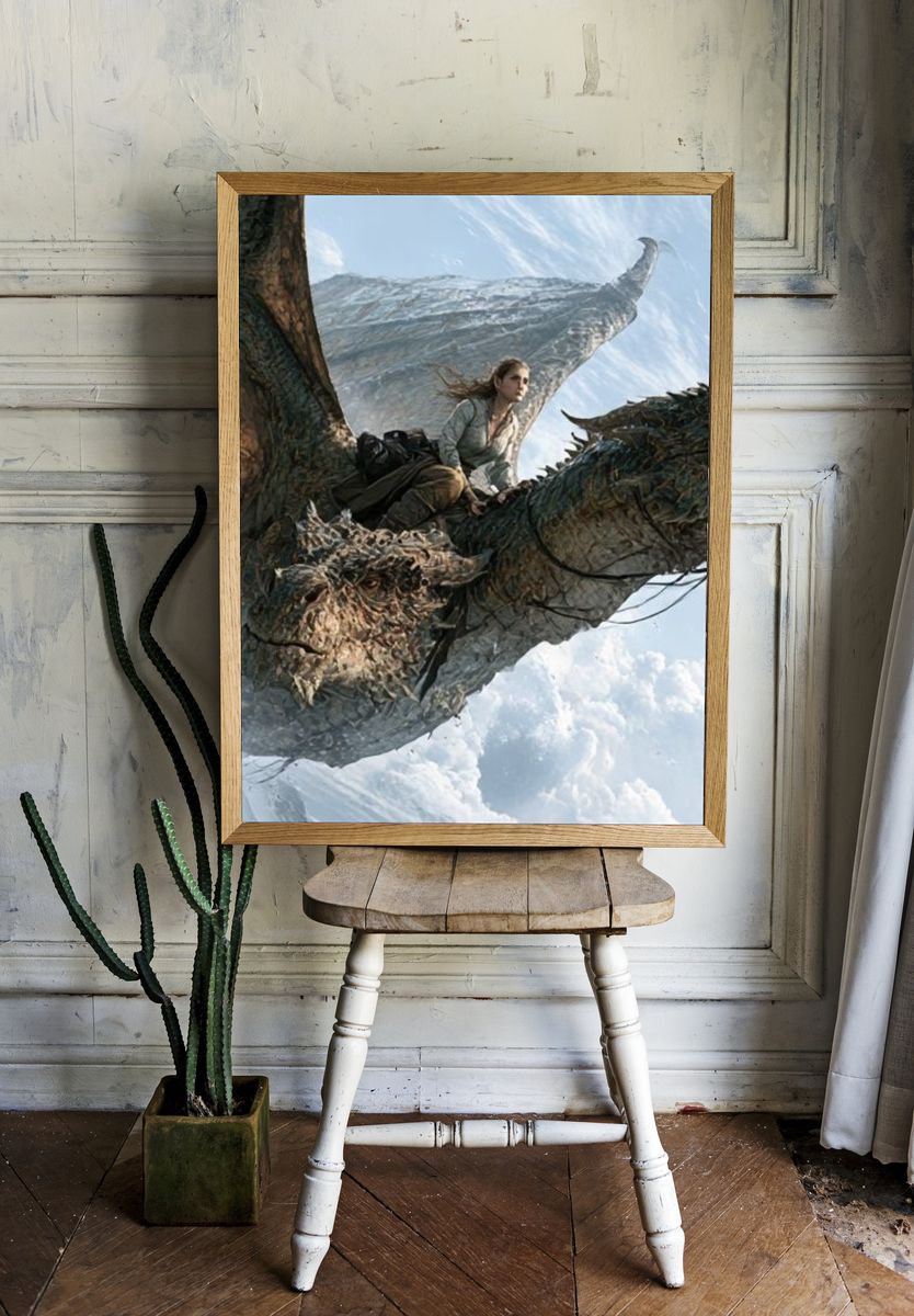 Dragon Rider Fantasy Print. — room view 1