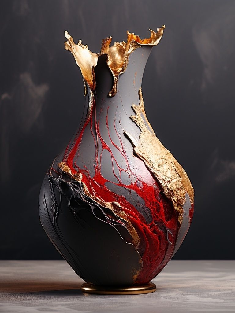 Abstract Glass Vase Poster. poster detail