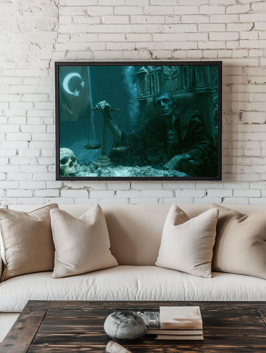 Underwater Judge — Fantasy Print. — room view 1