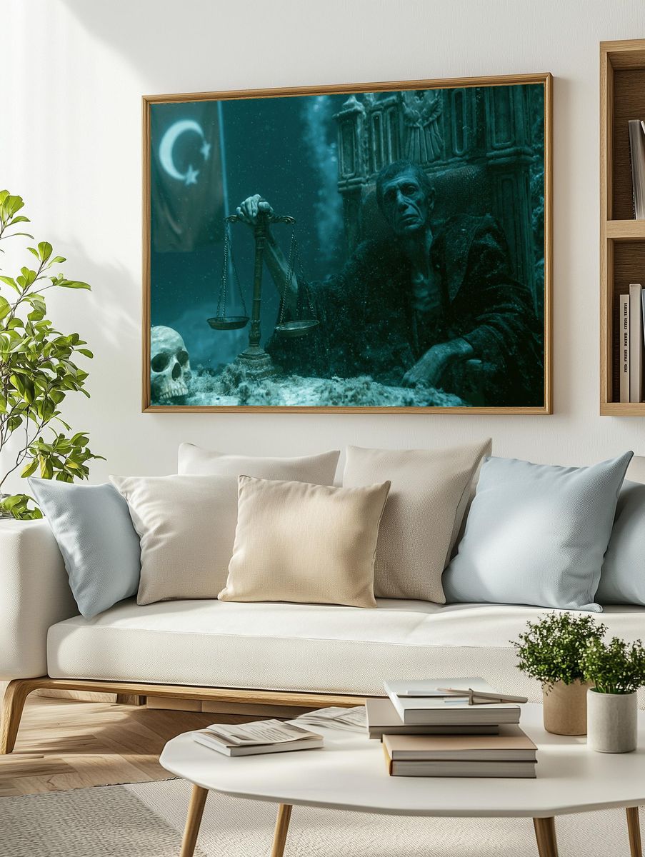 Underwater Judge — Fantasy Print. — room view 2