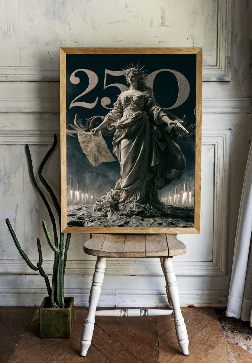 Liberty 250 Sci-Fi Poster. room preview