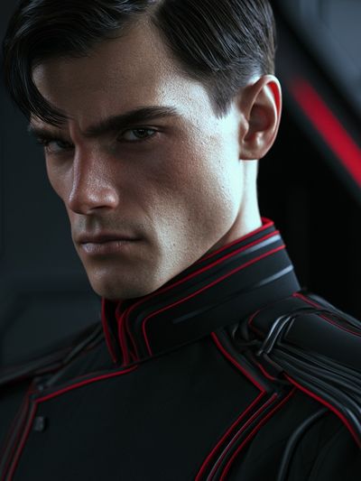Cyberpunk Portrait Poster.