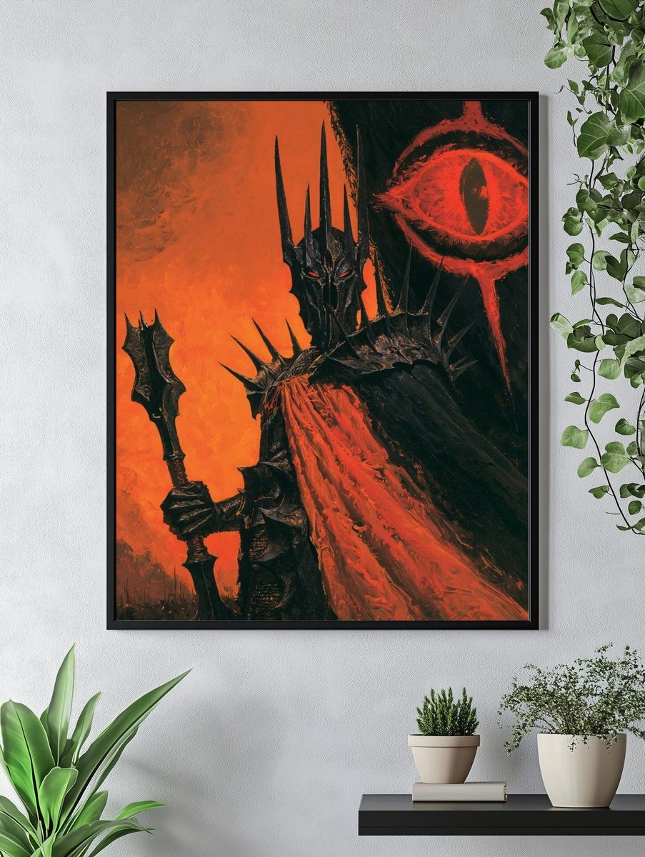 Sauron Dark Fantasy Poster. — room view 4