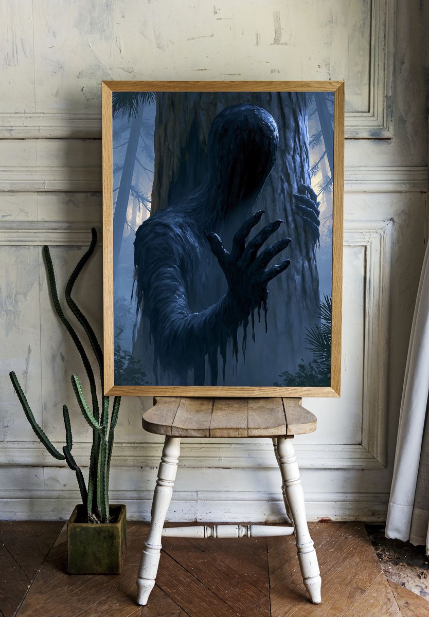 Forest Wraith Digital Art Poster. room preview