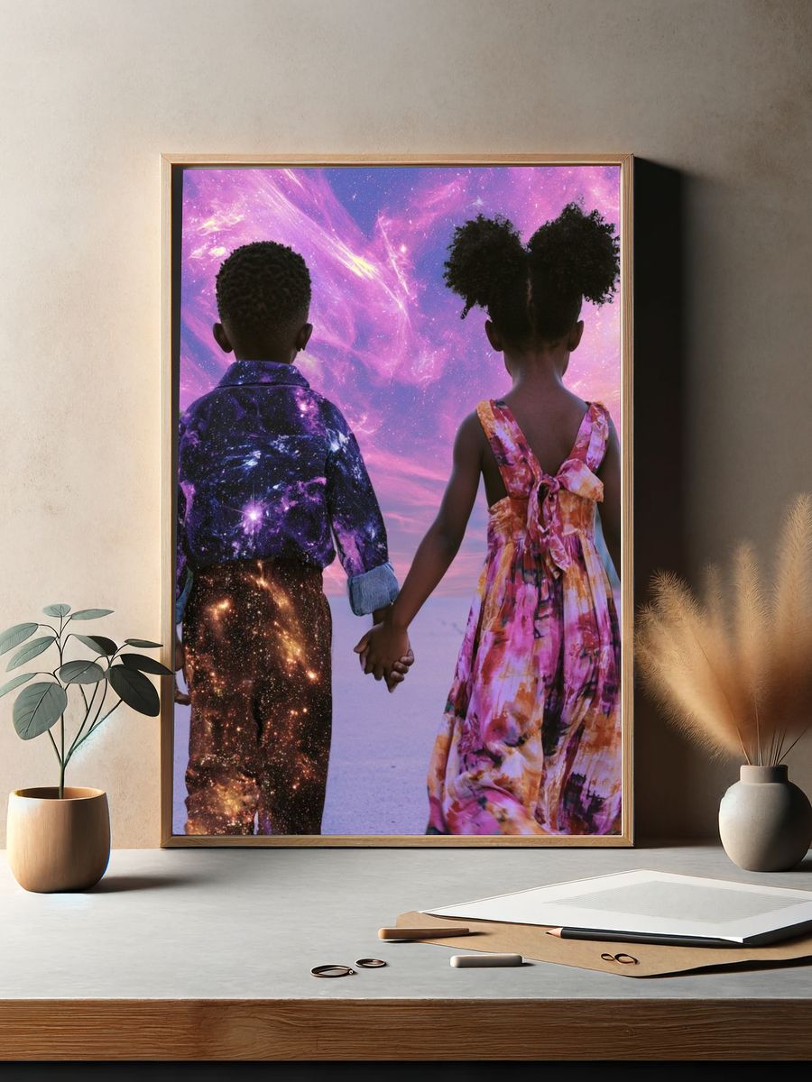 Cosmic Children Dreamscape Poster. — room view 2