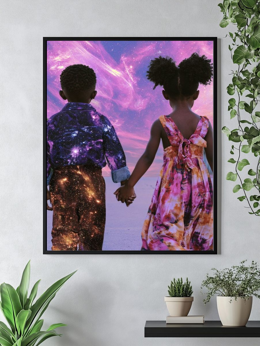Cosmic Children Dreamscape Poster. — room view 4