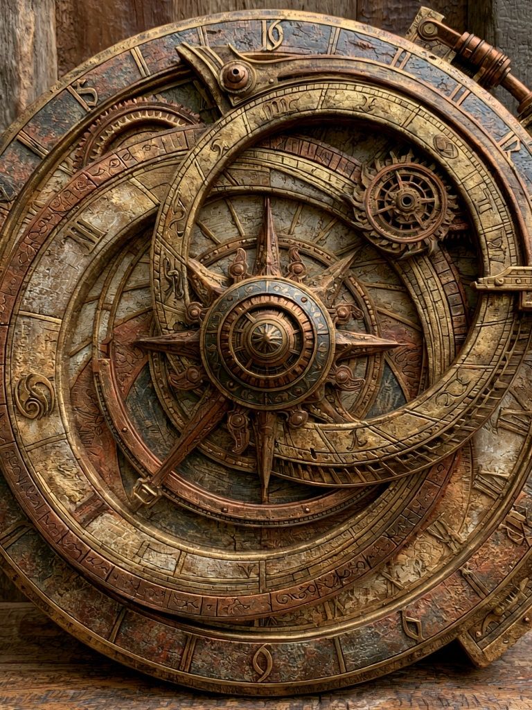 Steampunk Astrolabe Poster. poster detail