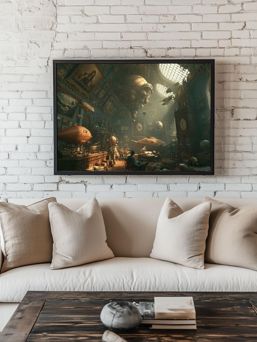 Surreal Museum of Wonders Poster. room preview