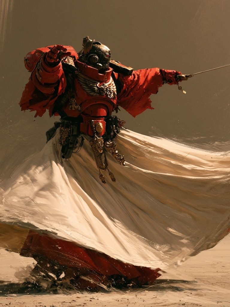 Armored Duelist Digital Art Print. poster detail