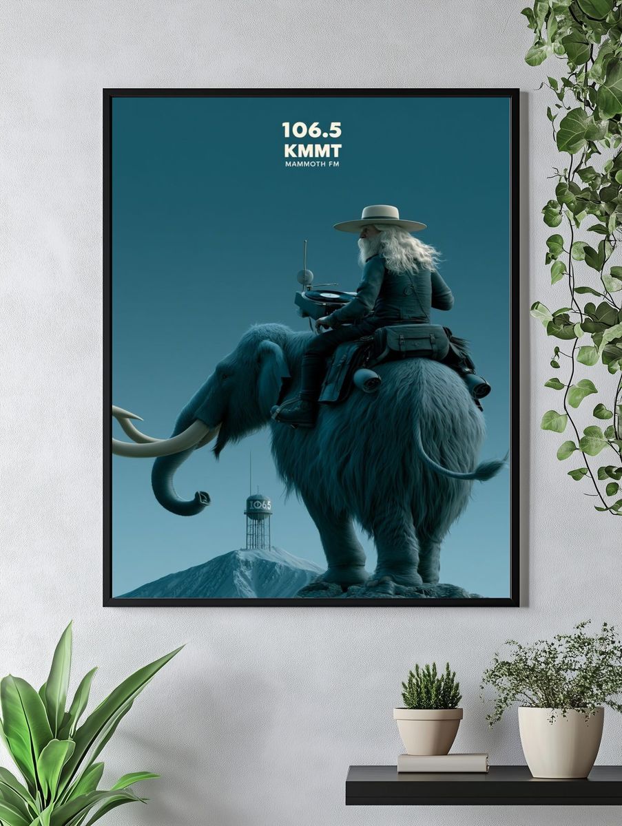 Mammoth FM Surreal Illustration Poster. — room view 4