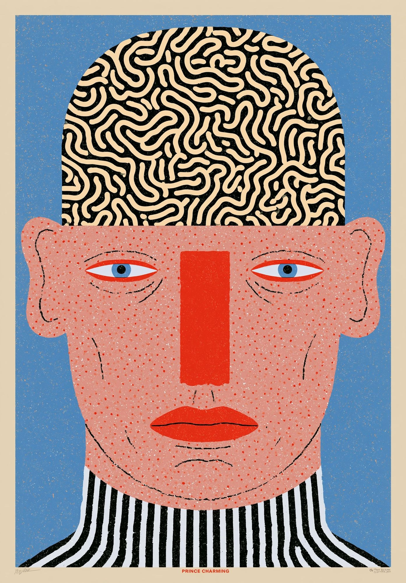 Prince Charming Illustration Poster. poster — illustration art