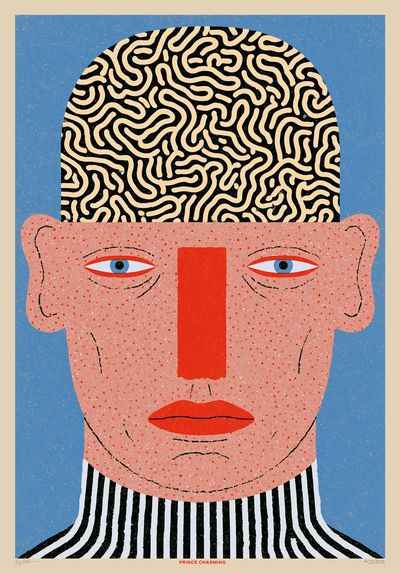 Prince Charming Illustration Poster. poster
