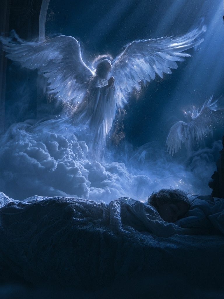 Celestial Angel Dreamscape Print. poster detail