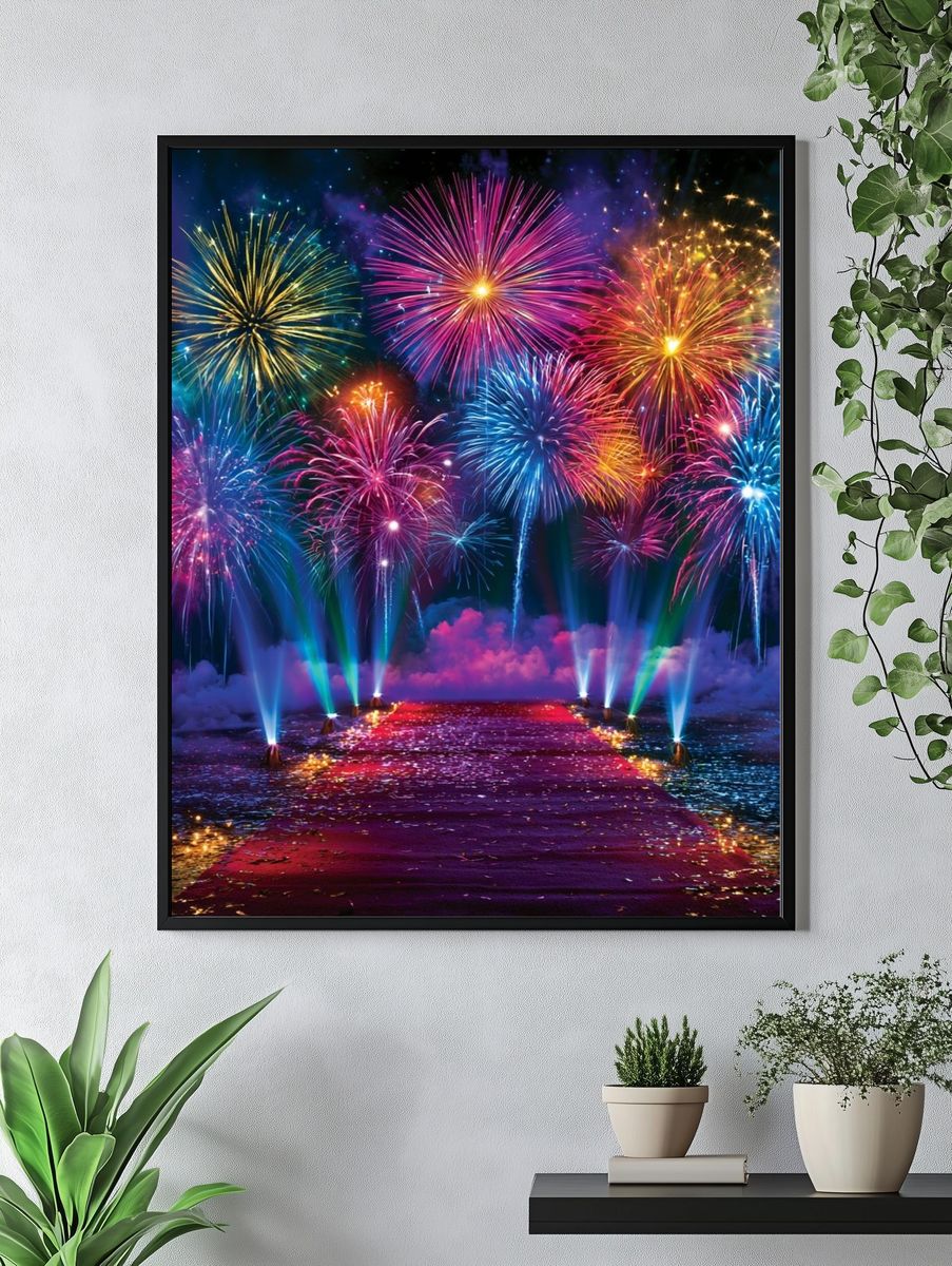 Fireworks Celebration Poster. — room view 4