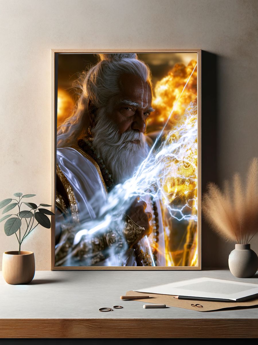 Mystic Elder Portrait Print. — room view 2