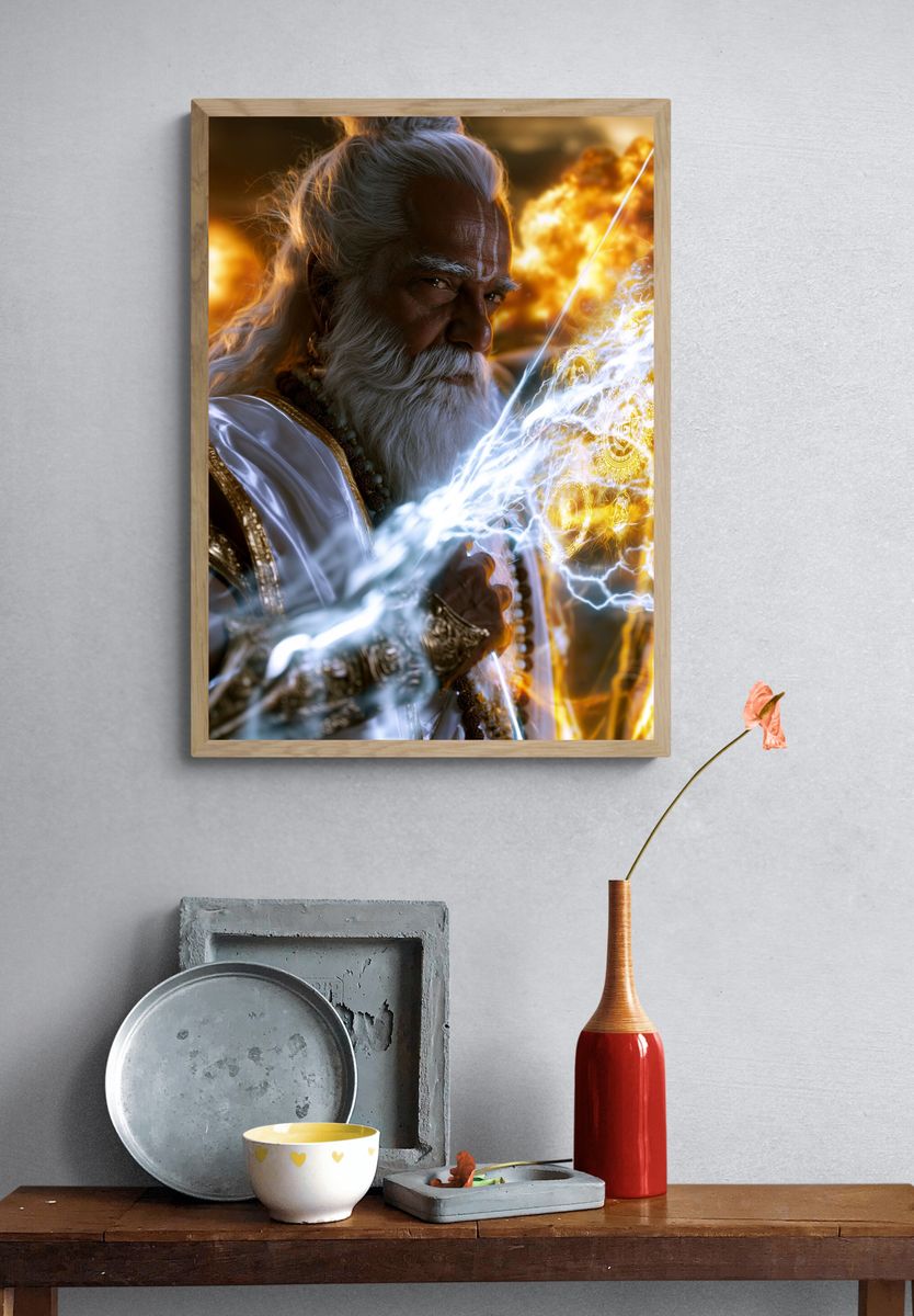 Mystic Elder Portrait Print. — room view 3