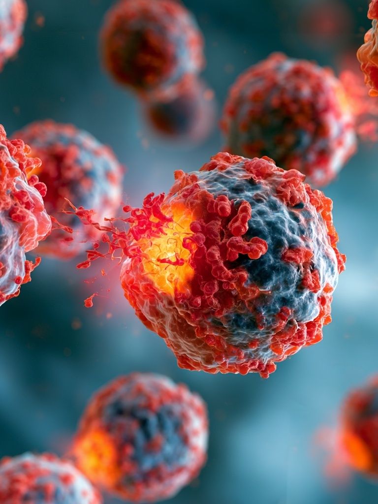 Cancer Cells Digital Art Poster. poster — illustration art
