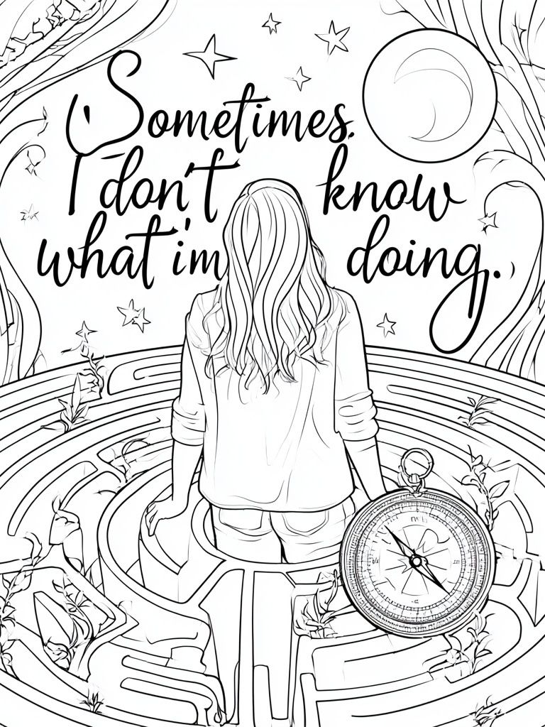 Sometimes I Don't Know What I'm Doing Poster. poster detail