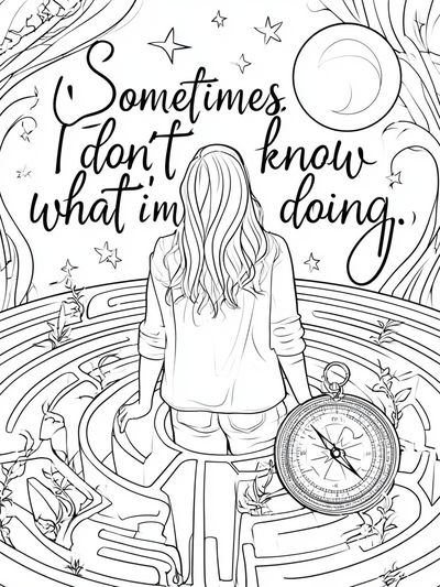 Sometimes I Don't Know What I'm Doing Poster.