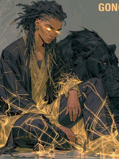 Gong-U Fantasy Illustration Poster. poster