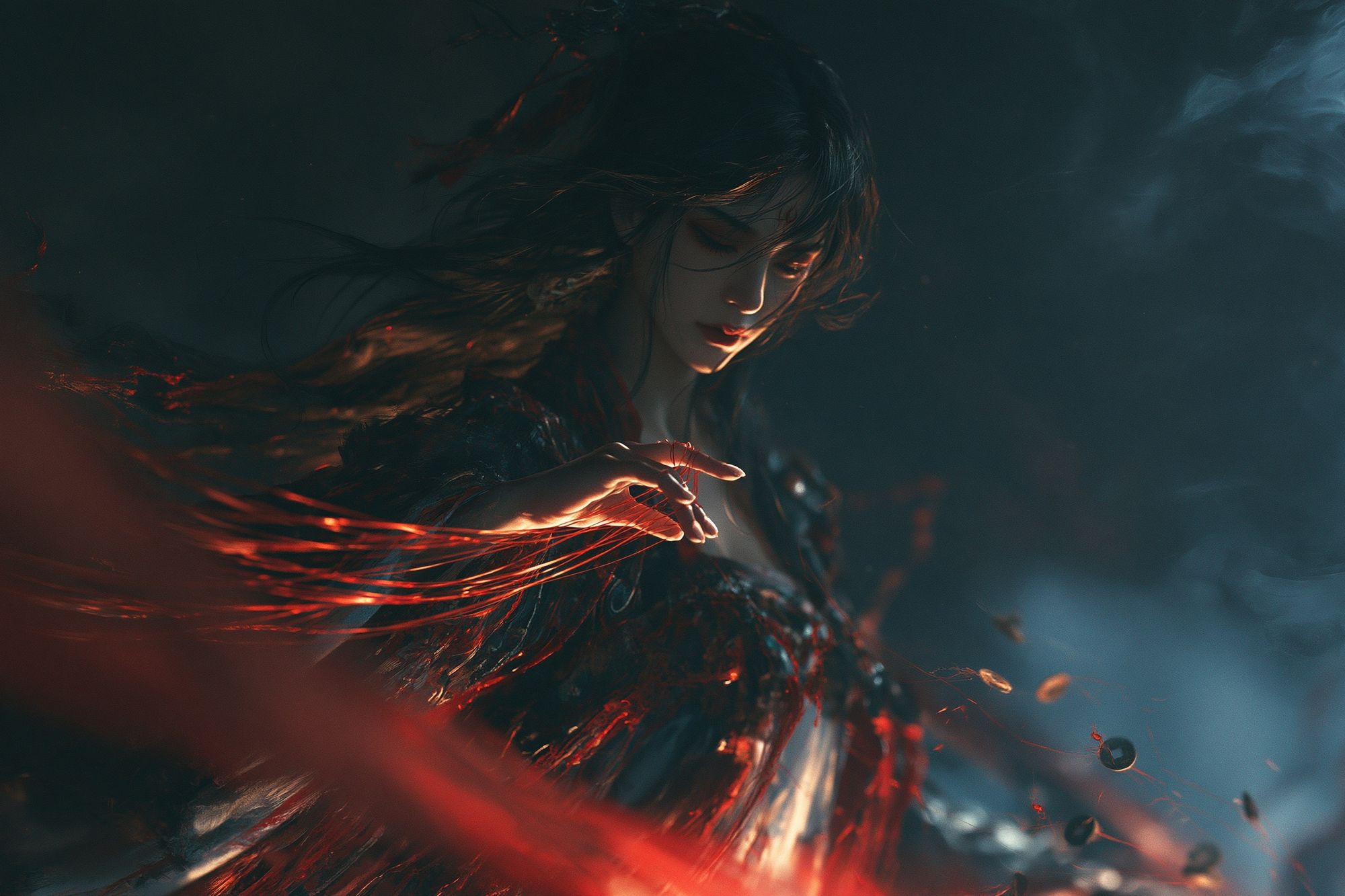 Mystic Woman Digital Art Poster. poster — illustration art