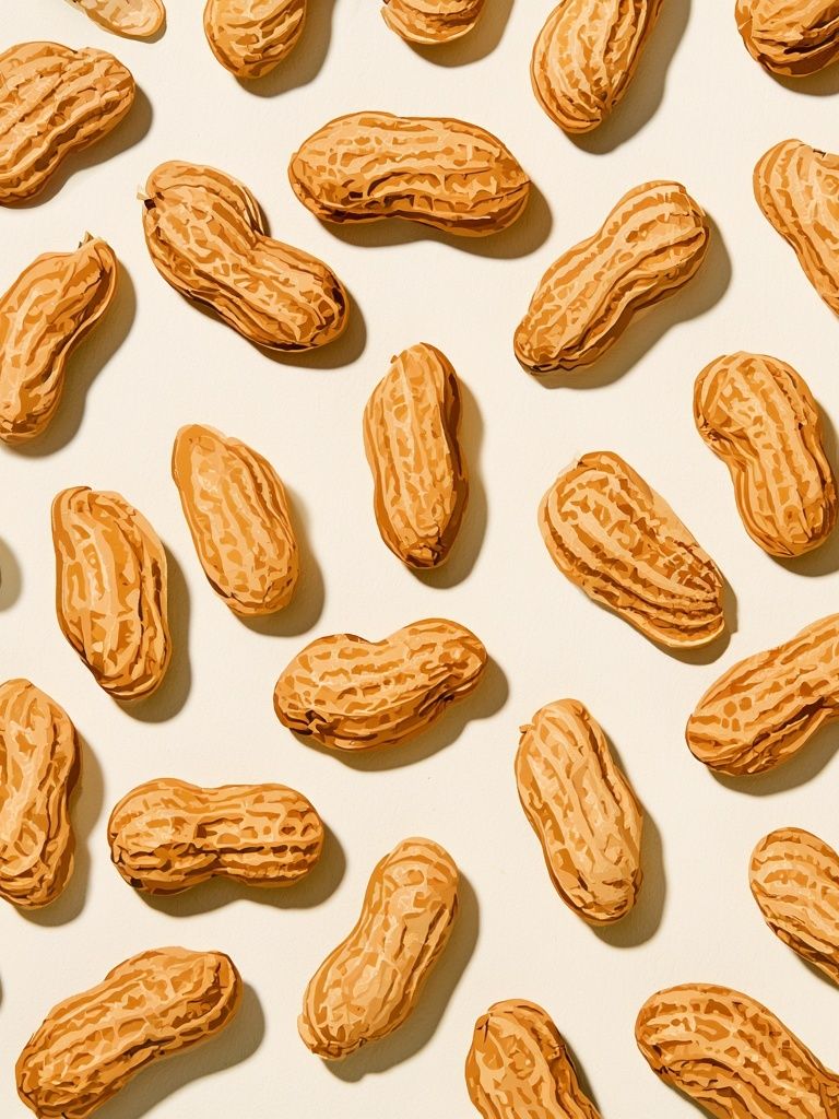 Peanut Pattern Illustration Poster. poster detail