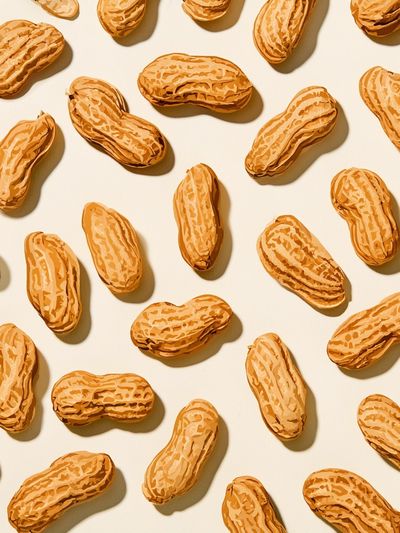 Peanut Pattern Illustration Poster. poster