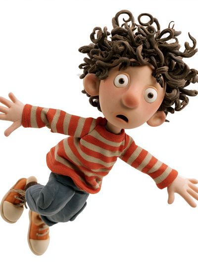 Curious Clay Boy Illustration Poster. poster