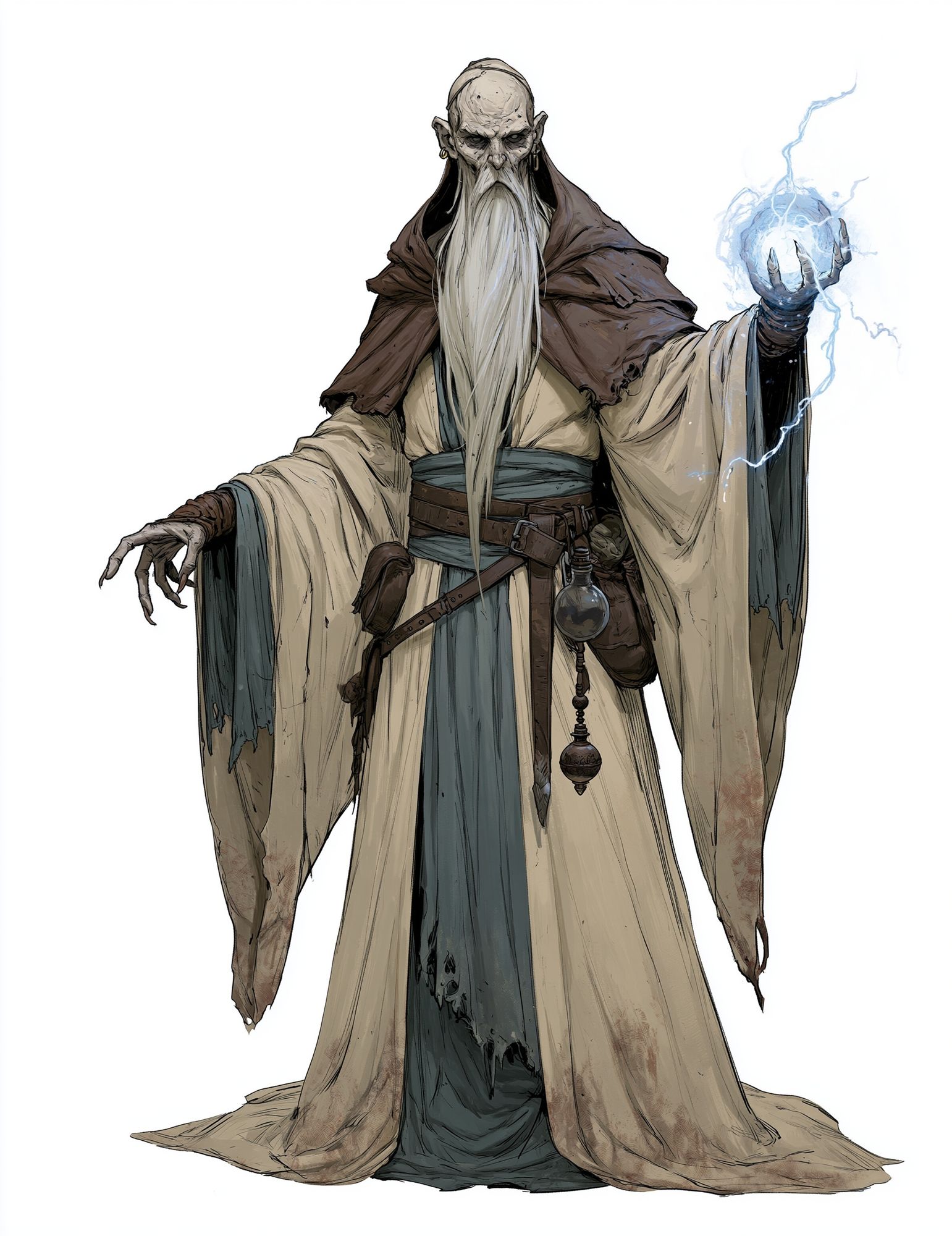 Elder Wizard Digital Art Poster. poster detail