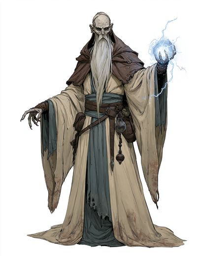 Elder Wizard Digital Art Poster.