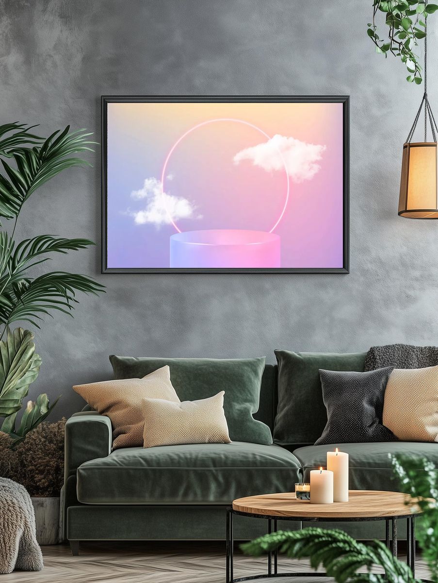 Fantasy Creature Illustration Poster. — room view 4