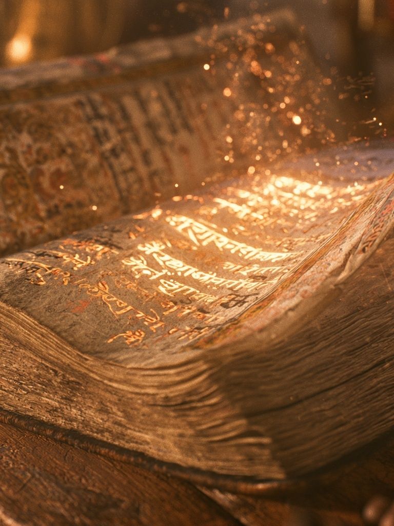 Ancient Spellbook Illustration Poster. poster detail