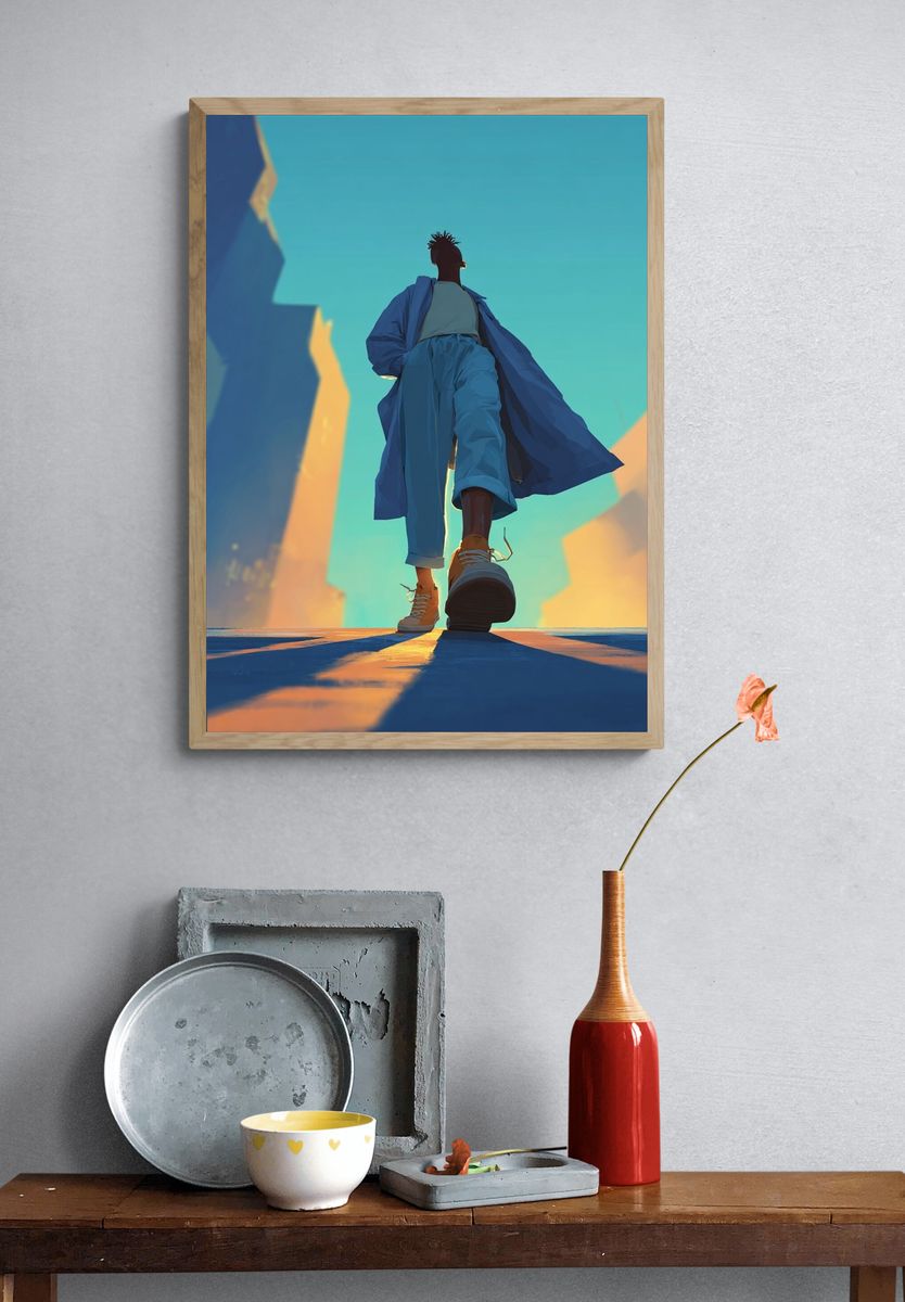 Urban Stride Photography Poster. — room view 3