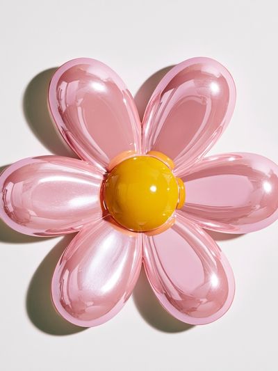 Pink Balloon Flower Print.