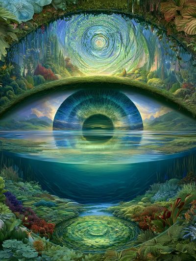 Enchanted Eye of Nature Print.