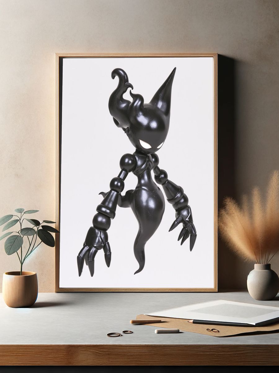 Dark Fantasy Character Illustration Poster. — room view 2