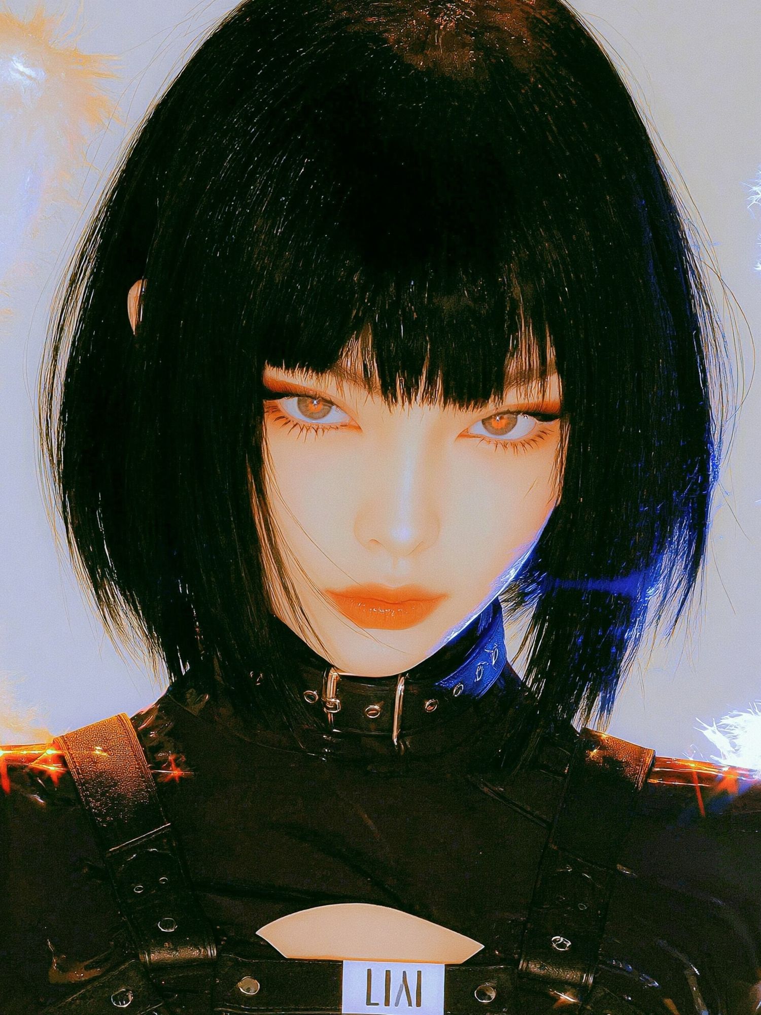 Cyberpunk Portrait — Digital Art Print. poster — illustration art