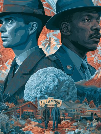 Tillamook Noir Illustration Poster.