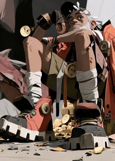 Stylized Character Portrait Poster. poster — illustration art