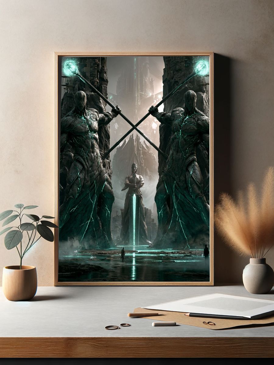 Ancient Guardians Sci-Fi Poster. — room view 2