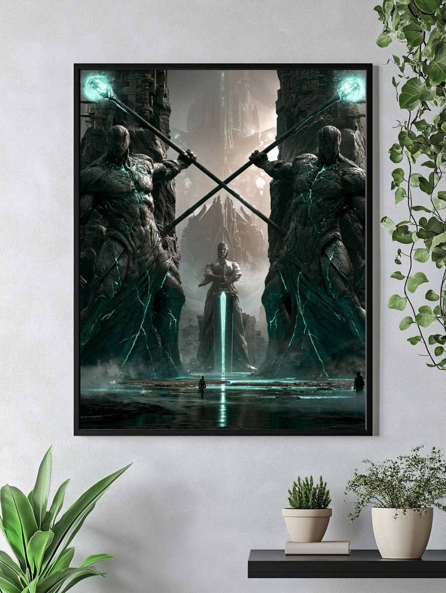 Ancient Guardians Sci-Fi Poster. — room view 4