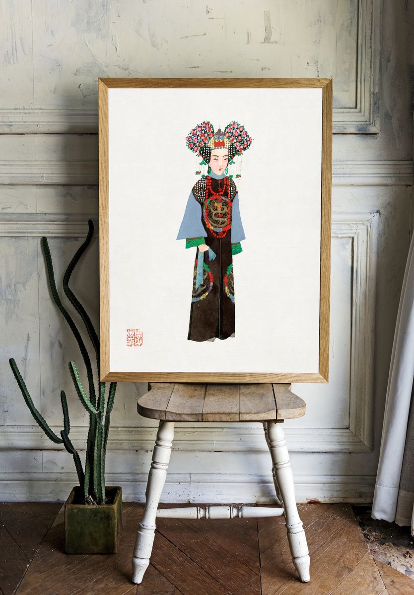Chinese Empress costume. room preview