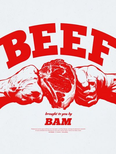 Beef Pop Art Poster. poster