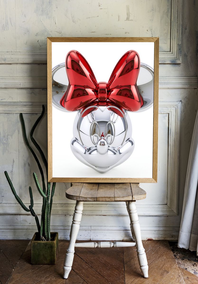 Chrome Bow Mickey Poster. room preview