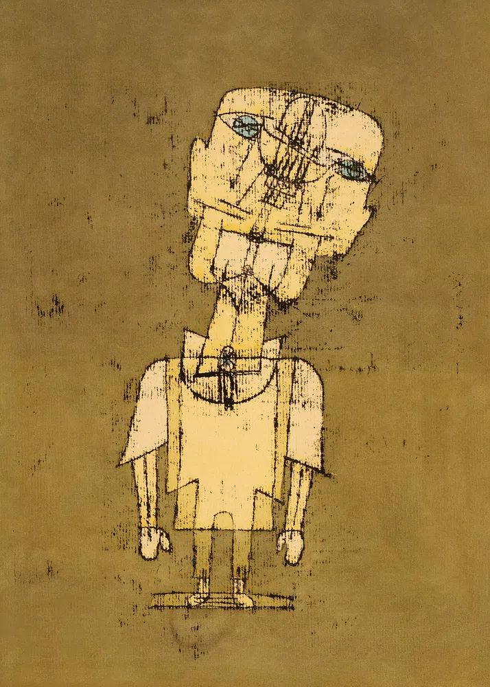 Ghost Genius Paul Klee. Original. poster — illustration art