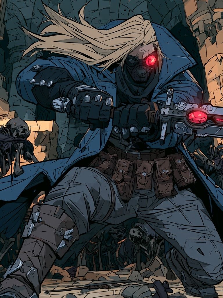 Dark Fantasy Warrior Poster. poster detail