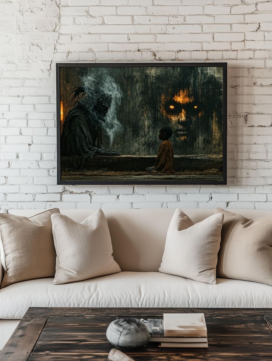 Mystic Ritual Scene Poster. — room view 1